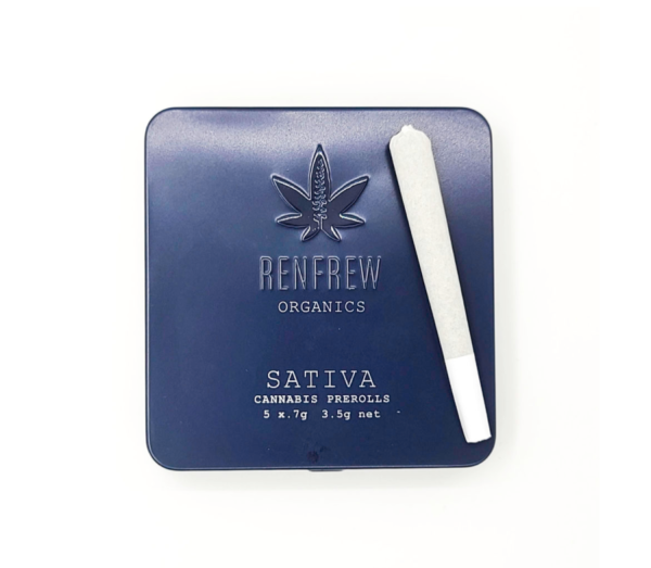 Renfrew Organics - 5 x 0.7g Pre-Filled Cones - SATIVA dominant