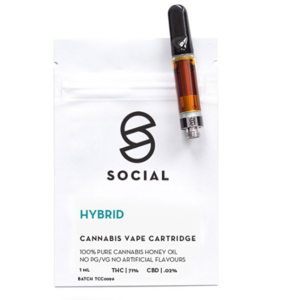 Social 1.0ml Honey Oil Cart - Image 3