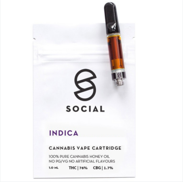 Social 1.0ml Honey Oil Cart - Image 4