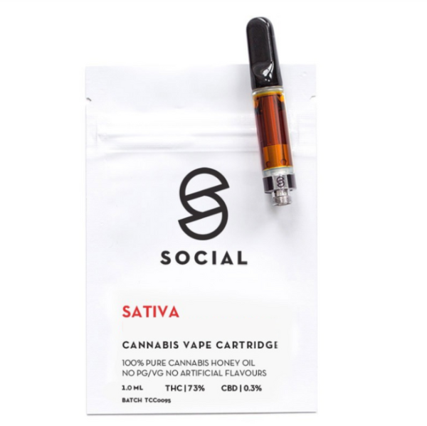 Social 1.0ml Honey Oil Cart - Image 2